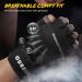 CURELIX Workout Gloves with Wrist Wraps Support for Men & Women - Large, Black | Full Palm Protection for Gym Training, Fitness, Pull Ups - Ultra Ventilated - Buy Online on GoSupps.com