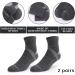 Calf Compression Sleeve & Sports Socks Set - 2 Pairs Each | Women's & Men's Compression Socks for Travel Sports Yoga Gym - Medium Size 80% Black - Buy Online on GoSupps.com