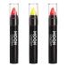 Moon Creations Facial Colored body chalks Spain flag set 3.2 g costume festivals Halloween World Cup 2022 for children adults (red)