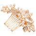 FOYTOKI Hair Comb for Women Hair Side Comb for Women Wedding Hair Accessories for Bride Pearl Hair Side Comb Rhinestone Side Comb Decorative Hair Comb Bride Hair Accessories