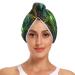 Green Angry Dragon Hair Towel 2 Pack Super Absorbent Hair Drying Towel Quick Dry Hair Turbans Head Towel with Button Twisty Wrap for Women Girls