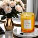 7OZ Ebony Orange Blossom Scented Candle - Aromatherapy Soy Wax Candle for Home | Long Lasting 50h | Perfect Anniversary Gift - Buy Online on GoSupps.com
