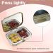 Cute Small Pill Case for Pockets & Purses | Elegant 2-Compartment Travel Medicine Organizer for Pills & Vitamins | Perfect Gift - Buy Online on GoSupps.com