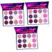 Beavorty 3 Boxes eyeshadow palette professional makeup makeupset eyeshadow powder personalized eyeshadow 1 count (Pack of 1) Colorfulx3pcs