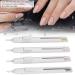 Manicure Point Pencil | Long-Lasting Nail Ballpoint Pen | Professional Nail Painting Tool for Salon & Home Use | Silver & Black Options (1.0 mm) - Buy Online on GoSupps.com