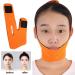 Face Slimming Bandage Belt V Line Lifting Mask Double Chin Reducer (Orange) - Buy Online on GoSupps.com