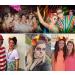 Women Day of The Dead Headband Artificial Rose Flower Crown Mexican Halloween Festival Headpiece Colorful Fake Stamen Party Hair Hoop - Buy Online on GoSupps.com