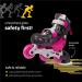 New Bounce 2-in-1 Roller Skates for Little Kids EU 28-31 US Kids Junior 8-11, Pink - Converts from Tri-Wheel to Inline Skates - Rollerskates for Beginners - Buy Online on GoSupps.com