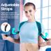 Teanpac Back Braces Posture Corrector For Women & Men Back Brace Adjustable Straightener for Mid Upper Back Support for Neck Back & Shoulder - Buy Online on GoSupps.com
