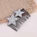 Dervivea Rhinestone Star Hair Comb Sparkly Crystal Star Side Combs HairPin Silver Star Cz Hair Comb Clip Holder Hair Updo Styling Tool Invisible Hairstyle Decorative Hair Accessories for Women - Buy Online on GoSupps.com