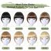 Bangs Hair Clip In Bangs Ash Brown Thick Bangs Fringe with Temples Hairpieces for Women Bangs in Hair Extensions for Daily Wear Hair Extensions(NLH1007-10) - Buy Online on GoSupps.com