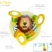 Elobra Ceiling Lamp Lion - Kids Animal Lamp for Boys & Girls | 3 Swivel Spots E14 Socket | Green & Yellow Children's Lighting - Buy Online on GoSupps.com