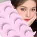 Natural Look Manga Style False Bottom Lashes by GVEFETIEE - Wispy Mink Fluffy Lower Eyelashes - Buy Online on GoSupps.com
