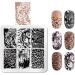 Nail Stamping Plate - Fashion Animal Pattern Leopard Stamp Template | Nail Art Tool for Stunning Designs - Buy Online on GoSupps.com