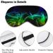 Colorful Smoke Sleep Mask for Women | Adjustable Eye Shades with Elastic Strap | Comfortable Night Sleep - Buy Online on GoSupps.com