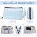 MAANGE Small Waterproof PU Leather Makeup Bag for Women - Light Blue - Buy Online on GoSupps.com