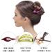 RC Roche 6-Piece Oval Hair Clip Set | Elegant Curvy Side Clips for Women | Large Classic Multifolitis Hair Accessories - Buy Online on GoSupps.com