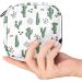 Stylish Menstruation Pad Bag with Zipper - Abstract Geometry & Cactus Design - Ideal Women's Collecting Bag for Menstrual Products - Buy Online on GoSupps.com