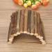 2-Piece Hamster Climbing Toys - Wooden Ladder & Pet Bridge for Hamsters Mice Parrots Hedgehogs & More - Buy Online on GoSupps.com
