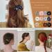 12PCS Velvet Scrunchies Hair Ties Set - Elastic Hair Bands for Women & Girls - Perfect Rubber Bands for All Hair Types - Buy Online on GoSupps.com