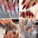 1000PCS Curved Long Coffin Nail Tips - Half Cover Ballerina Fake Nails for DIY Mani-Pedi | 10 Sizes - Perfect for Nail Studios - Buy Online on GoSupps.com