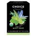 Choice Organic Teas Herbal Tea Mint Sage Caffeine Free 16 Tea Bags 1.02 oz (29 g)