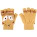 Toddler Kids Puppy Flip Top Half Finger Gloves | Ages 3-8 Yrs | Fox/Yellow - Buy Online on GoSupps.com