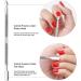 Professional Cuticle Nippers & Pusher Set - Stainless Steel Nail Remover & Cutter for Fingernails & Toenails - Ideal for Gel Nail Art - Travel Gift - Buy Online on GoSupps.com