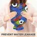 Mnsruu 2L Hot Water Bottle with Soft Cover - Football Painting | Perfect Christmas Gift for Women & Kids - Buy Online on GoSupps.com