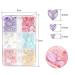 3D Heart Nail Charms Kit | Color Resin Shapes for Acrylic Nails | Nail Art Accessories for Women and Girls - Buy Online on GoSupps.com