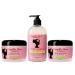 Camille Rose Naturals Almond Jai Twisting Butter 8oz with Curl Maker Defining Gel 12oz & Aloe Whipped Butter Gel 8oz