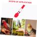 Iplusmile Parrot Suit - Bird Windula Accessories for Home Birds | Pet Needs & Clothing for Bird Lovers | Red Set - Buy Online on GoSupps.com