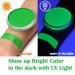MEICOLY Neon Green Face Paint - Water Activated Glow in the Dark Washable & Non-Toxic Body Paint (1.05oz) - Perfect for Festivals & Parties - Buy Online on GoSupps.com