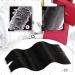 Moresoo Jet Black Tape in Hair Extensions - 10 Inch Real Human Hair, 20 Pieces, 30g #1B - Buy Online on GoSupps.com