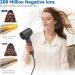 TQQ Hair Dryer 200 Million Negative Ionic Hairdryer 110 000 RPM High Speed Brushless Motor Blow Dryer for 2min Fast Drying 57dB Low Noise Travel Hairdryers for Women and Men - Buy Online on GoSupps.com