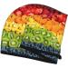 Fruit Rainbow Coral Velvet Dry Hair Cap - Unisex Towel Wrap for Bath Pool Beach | Ideal Home Accessory - Buy Online on GoSupps.com
