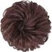 FESHFEN Messy Bun Hair Piece Synthetic Wavy Curly Chignon Ponytail Extension in Dark Auburn - 1PCS 38g - Buy Online on GoSupps.com