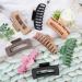 LuSeren Hair Clips for Women 4.3 Inch Large Hair Claw Clips for Women Thin Thick Curly Hair Big Matte Banana Clips Strong Hold Jaw Clips (Multi Color) Beige Pink Green Khaki Brown Black - Buy Online on GoSupps.com
