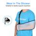 Adjustable Mesh Arm Sling - Comfortable Shoulder Immobilizer for Injured Arm - Right/Left Shoulder Support - White - Buy Online on GoSupps.com