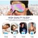 Sleep Mask - Light Blocking Abstract Rainbow Glitter Stars | Adjustable Soft Eye Cover for Travel & Naps | Men & Women - Buy Online on GoSupps.com