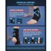 Fit Geno Ankle Stabilizer Brace for Sprained Ankles | Adjustable Breathable Support for Men & Women - Right Medium/Large Black - Buy Online on GoSupps.com