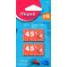 Maped MatCutter 45 Degree Replacement Blades for Beveled Cuts 10 Steel Blades per Pack (094593) - Buy Online on GoSupps.com