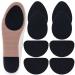 GADEBAO Non-Slip Shoes Pads, 8 Pcs Anti-Slip Shoe Grips on Bottom of Shoes, Thickened Silicone Self-Adhesive Sole Protector (Black-2 Shapes)
