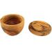 Buy DOM Olive Wood Shaving Bowl with Lid - Premium Quality for Smooth Shaves | International Shipping Available - Buy Online on GoSupps.com
