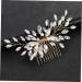 Didiseaon hair European and American headgear manual crystal modeling Accessories rhinestones Metal decorate Hair piece wedding bride comb accessories hairpin hair comb Miss - Buy Online on GoSupps.com