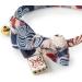 Necoichi Kabuki Charm Bow Tie Cat Collar - Navy | Stylish and Comfortable - Buy Online on GoSupps.com