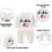 culbutomind Baby Twins Bodysuits Double Trouble Romper Set - White (3-6 Months) - Buy Online on GoSupps.com