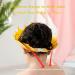 Kids Shower Cap - Adjustable Crown Shampoo Shield for Baby Bathing - Yellow - Buy Online on GoSupps.com