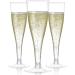 24 Plastic Champagne Flutes Disposable | Clear Plastic Champagne Glasses for Parties | Clear Plastic Cups | Plastic Toasting Glasses | Mimosa Glasses | New Years Eve Party Supplies 2023 Clear (24 Pack)