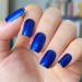 Buy COSMOO Blue Nail Polish | 12ml Quick Dry Shimmer Iridescent Ultrachrome Nail Lacquer - International Shipping Available - Buy Online on GoSupps.com